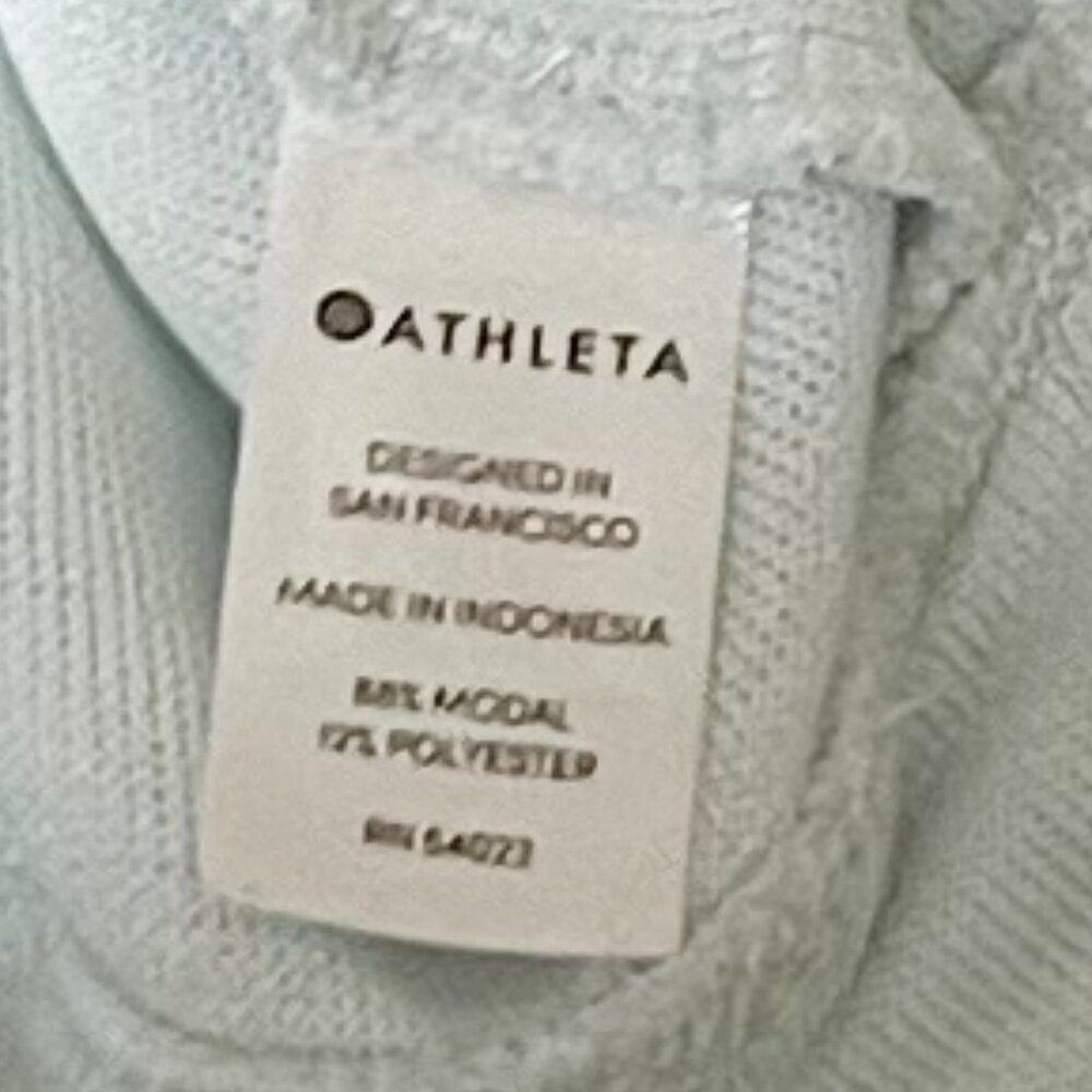 Athleta Small Light Green Serenity Strappy Back Knit Tank - Picture 6 of 6